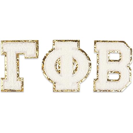 Sorority Shop Gamma Phi Beta Chenille Letter Stickers