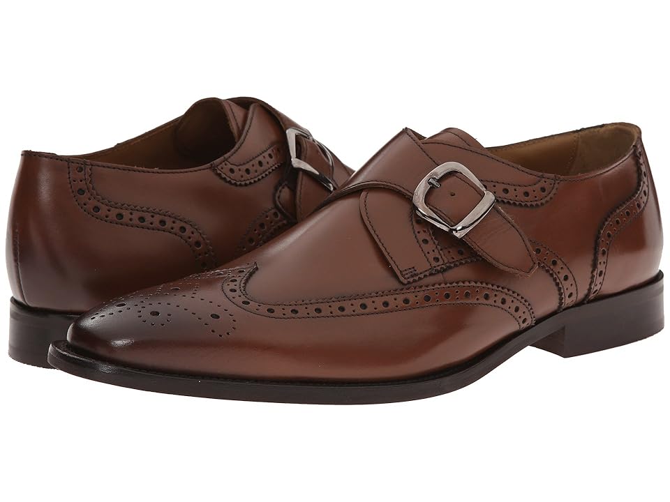 

Florsheim Sabato Wingtip Monk (Cognac Smooth) Men's Lace Up Wing Tip Shoes