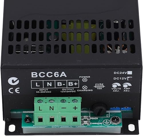 Miniatura 7 de Cargador de batería de control inteligente, buena ventilación de aire Aleación de aluminio porosa Shell AC 95-280V Cargador de batería ácido