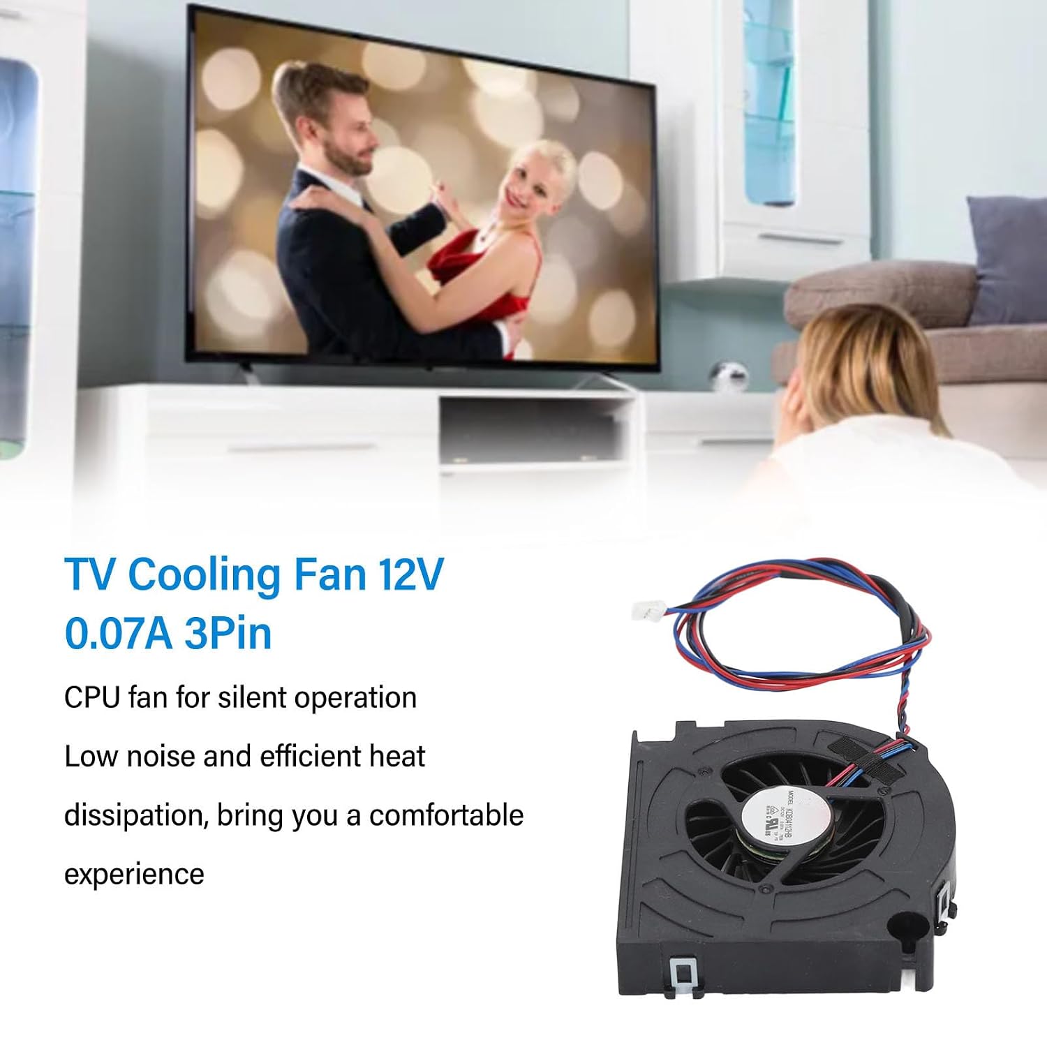 Yoidesu KDB0412HB TV CPU Cooling Fan silent operation