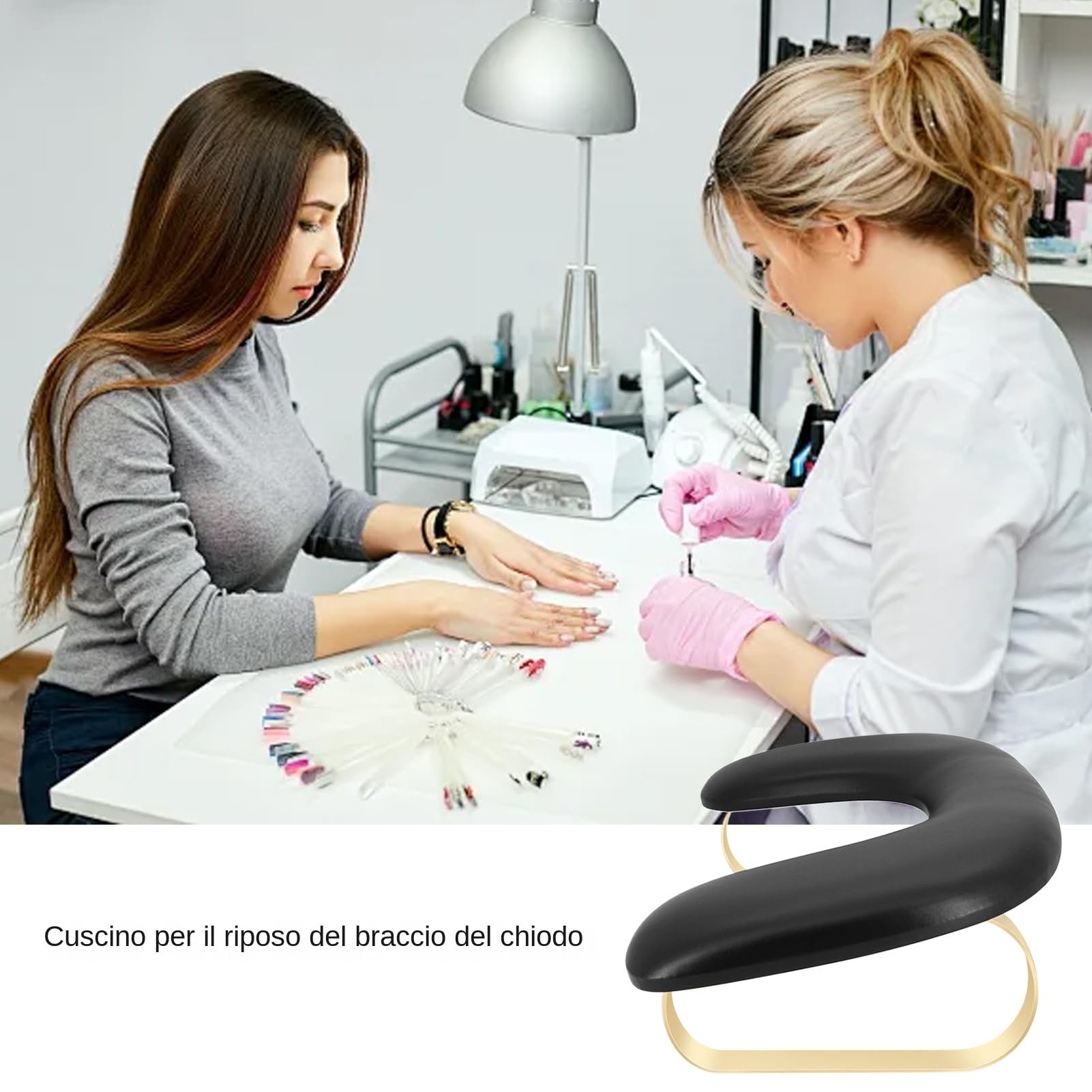 Armauflage für Nageldesign Abnehmbares Handkissen-Schreibtischpad | Maniküre Handauflage Maniküre Pediküre Salon Spa Handpflege Schreibtischzubehör Beauty-Zubehör Entspannung Komfort
