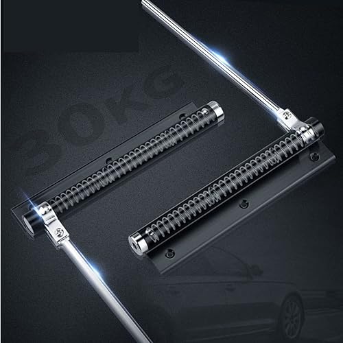 Miniatura 4 de zeng Cierrapuertas de resorte, cierrapuertas automático ajustable de acero inoxidable para uso residencialcomercial, cierrapuertas de puerta contra