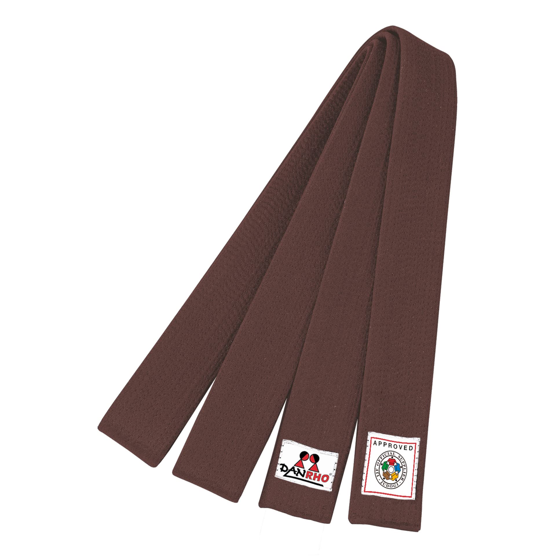 DANRHO Judo Gürtel "Ijf Rec.", Braun Danrho 300 cm