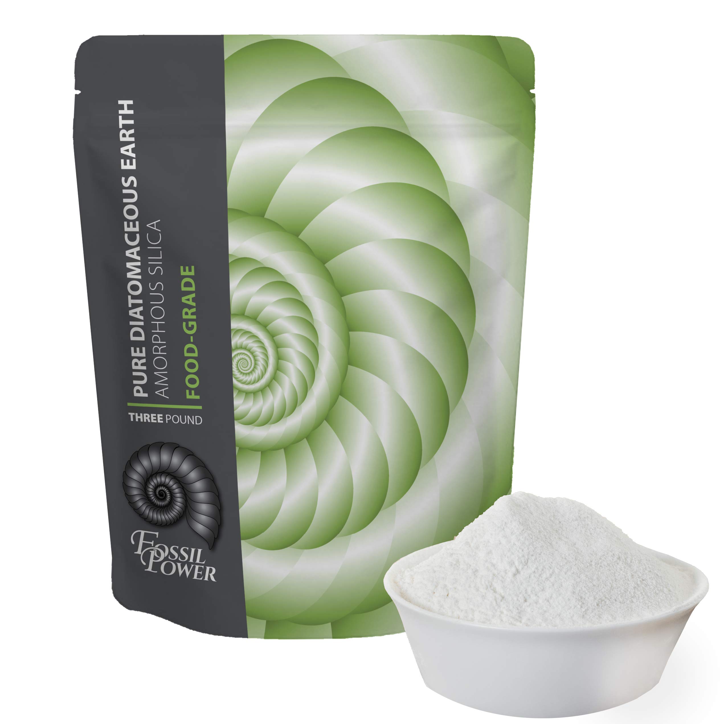 Buy FOSSIL POWER Food Grade DIATOMACEOUS Earth Powder 3lb Bulk Safe