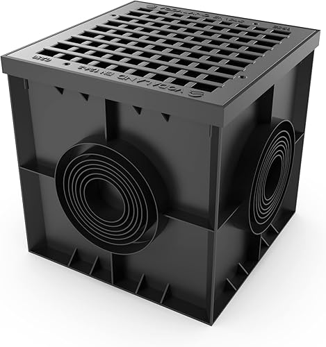 Miniatura 2 de Vodaland SWI8473 - Cuenca de captura grande de 16 x 16 con cesta de sedimentos y rejilla de hierro fundido dúctil