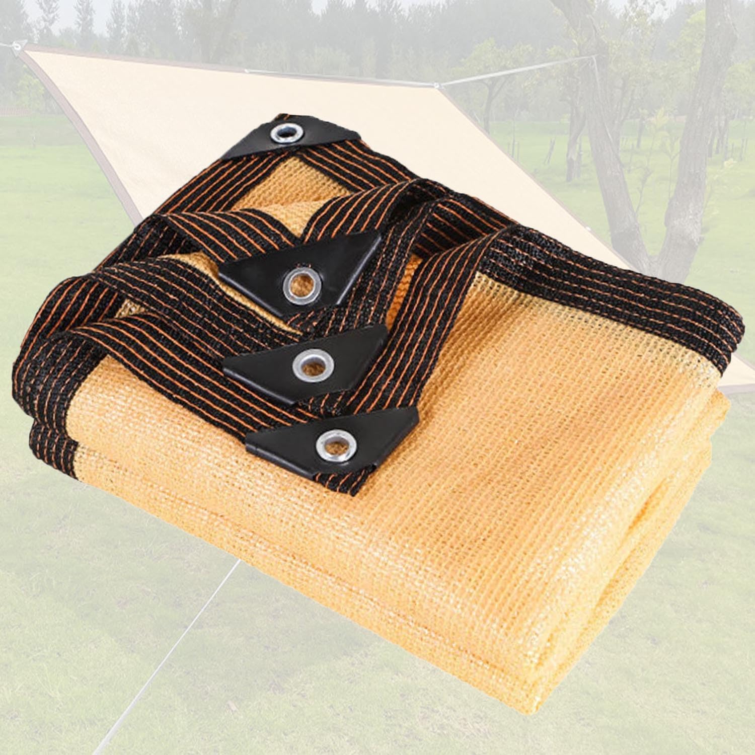 WQPMNYG UVResistant Shade Cloth with Grommets90% Sun Protection (1x2m 3x3.5m 4x5m 5x8m 8x12m 4.5x10m) for Pergola Garden and Chicken Coop