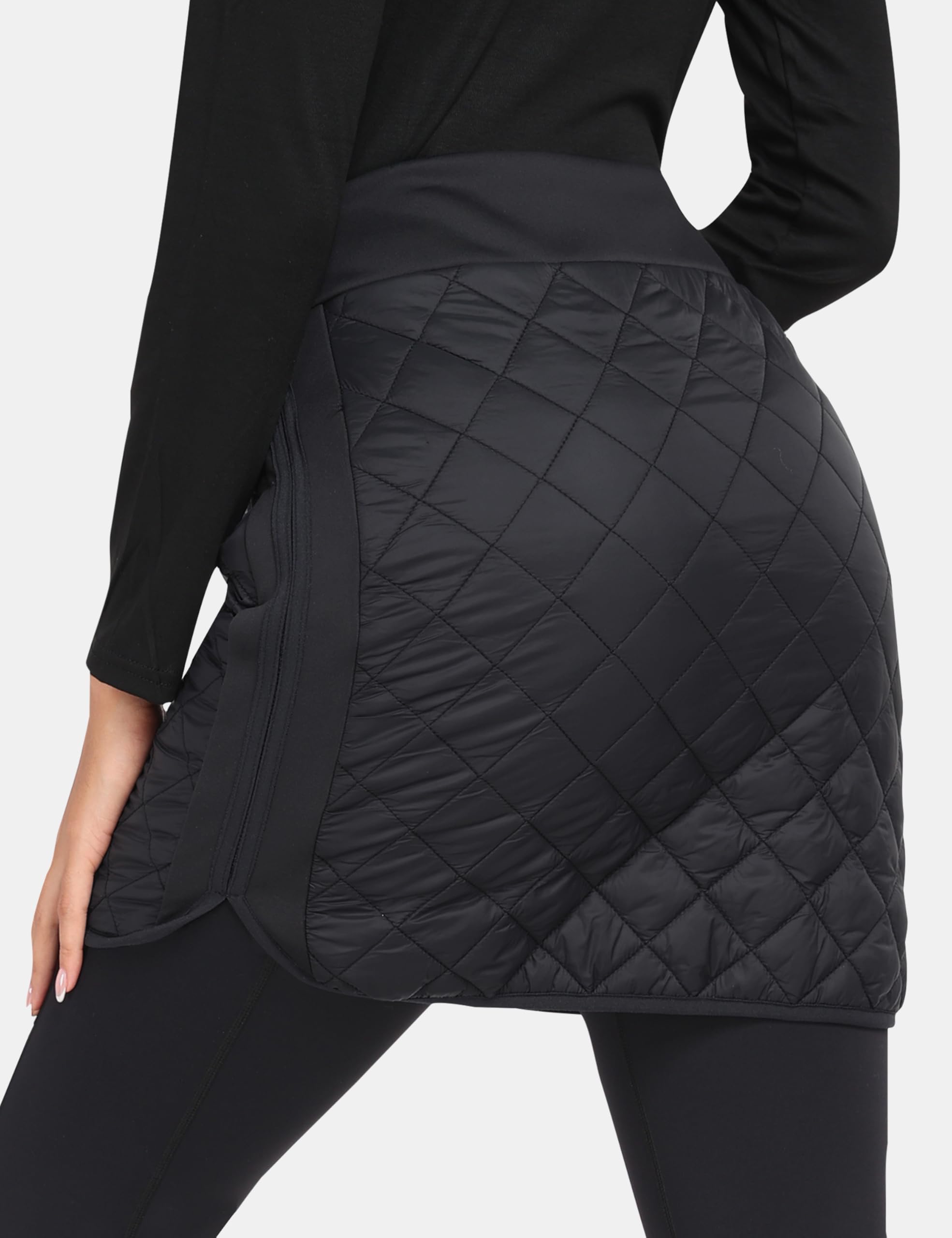 MoFiz Faldas Mujer Invierno Falda Plumón Térmica Falda Cruzada de Golf | Impermeable,Abrigada,Ootoño-invierno,Actividades al aire libre,Falda de senderismo,Ligera