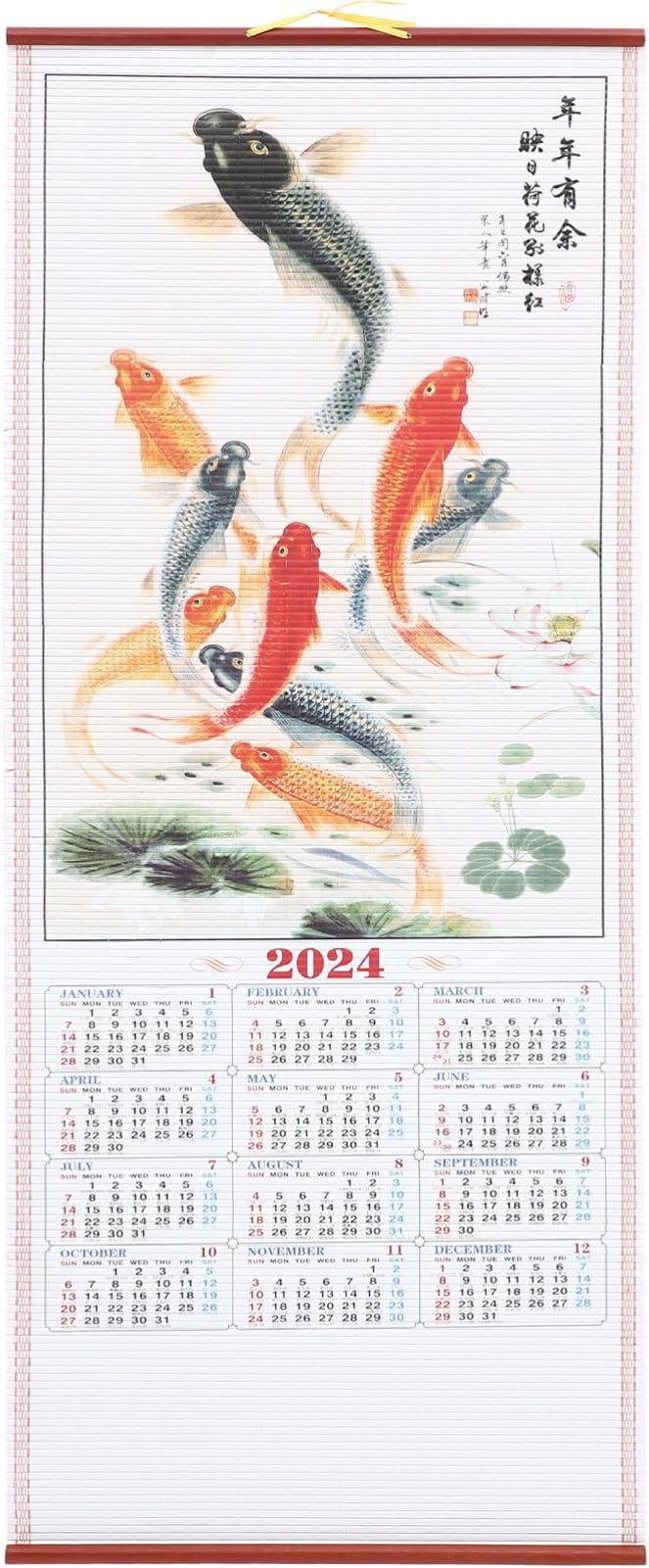 Dual-sided 2 Year Scroll Calendar 