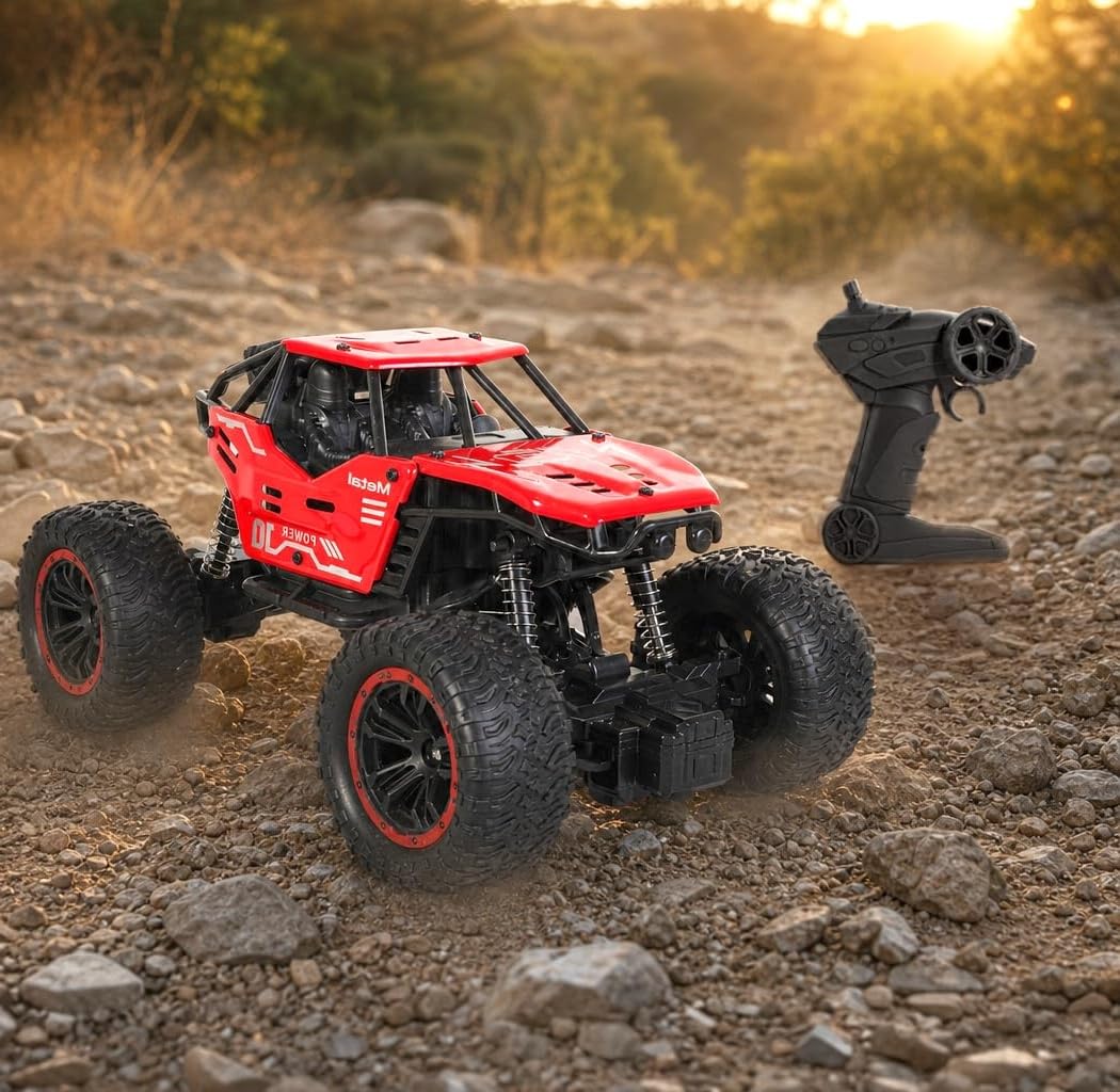 Remote Control Car Toy for Kids | Mist Spray Effect Rock Crawler Monster Truck Drift RC Car | 100+ft Range 2.4GHz Remote | Rechargeable | Type-C USB | Off-Road Climbing Racing Car | Gift-picture-37