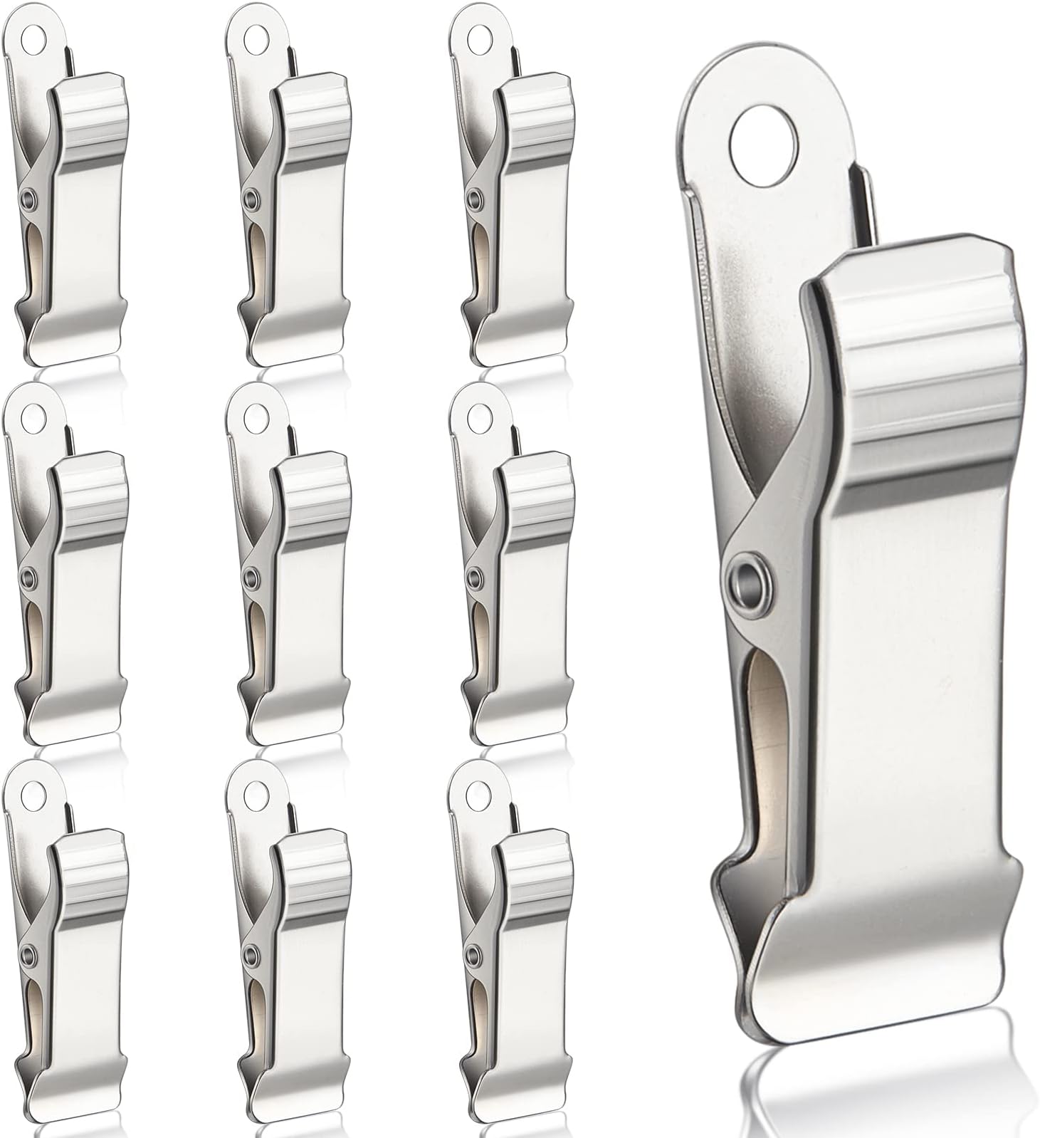 Juvale 20Pack Mountable Clipboard Clips with Screws 4