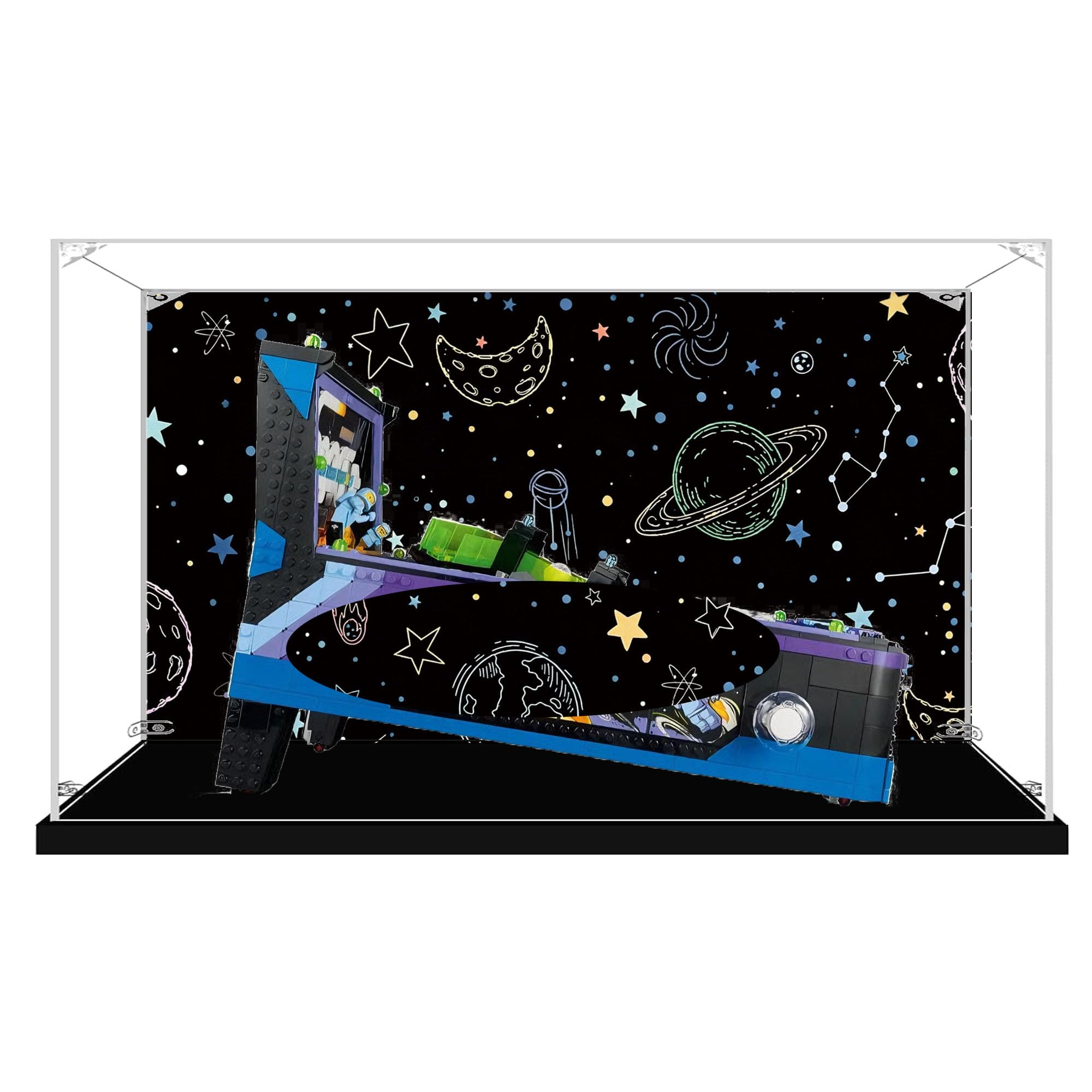 Acrylic Display Case for Le-go 11374 Pinball Machine (Background B)