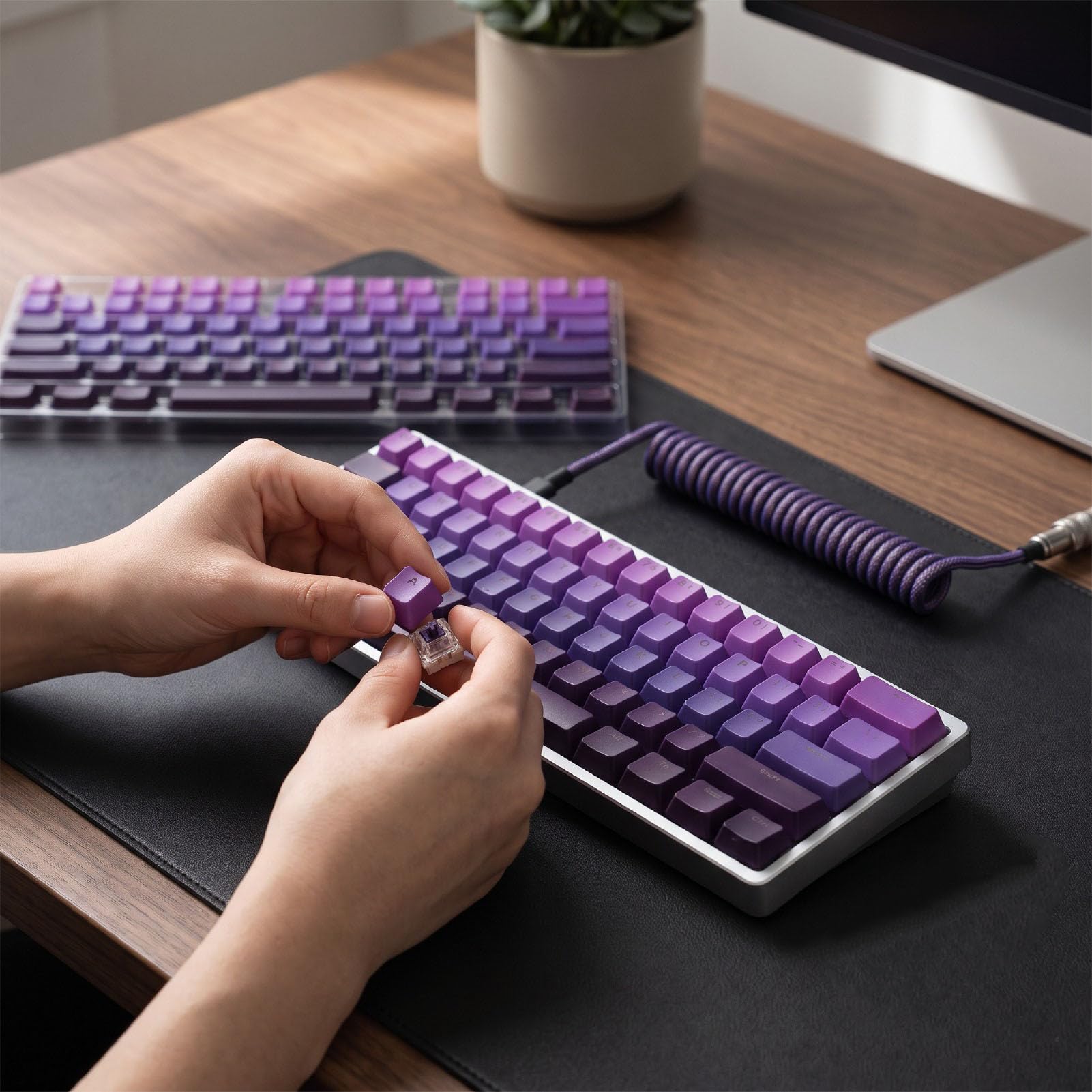 Sorandy PBT Keycaps Cat Shape 113 Tasti Set (Tipo B)
