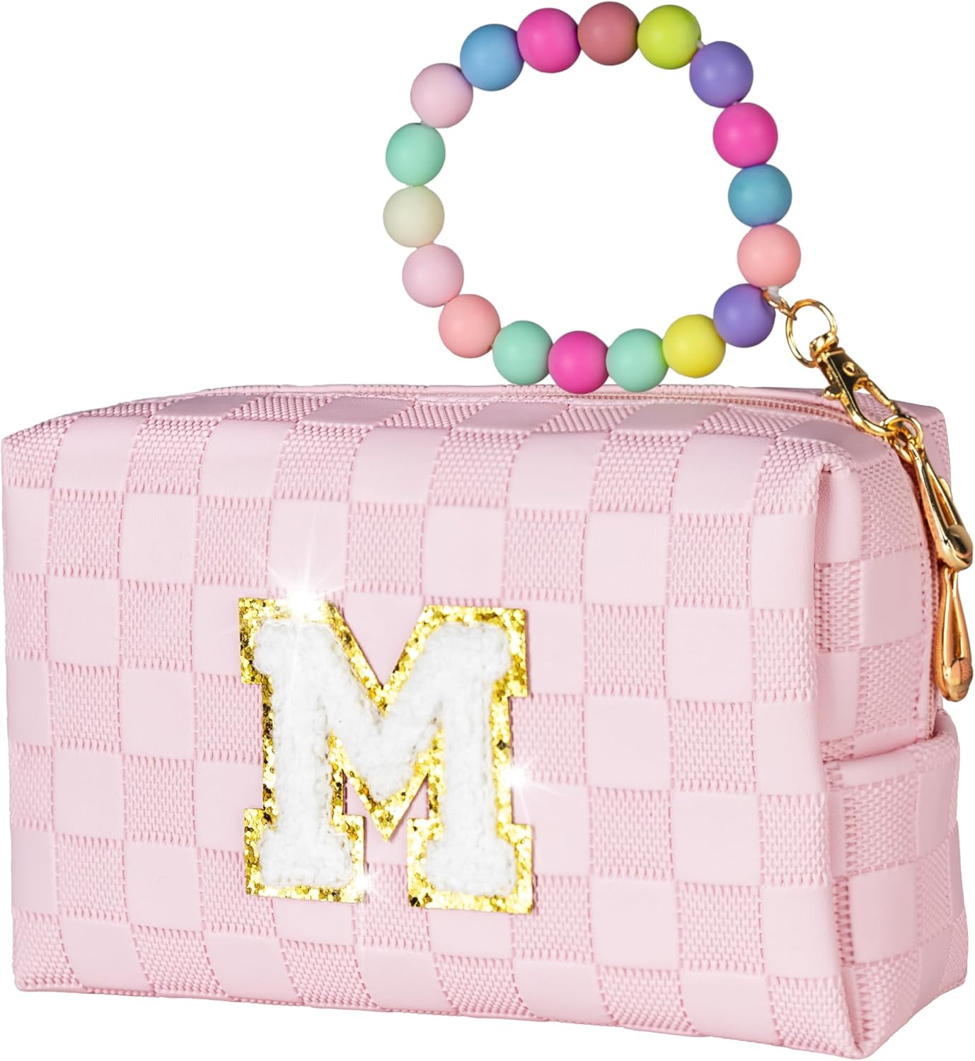 Christmas Stocking Stuffers for Girls & Kids – Preppy Makeup Bag & Toiletry Pouch, Perfect for Teens (Letter M) – Birthday Gift Idea Christmas Stocking Stuffers for Girls & Kids – Preppy Makeup Bag & Toiletry Pouch, Perfect for Teens (Letter M) – Birthday Gift Idea