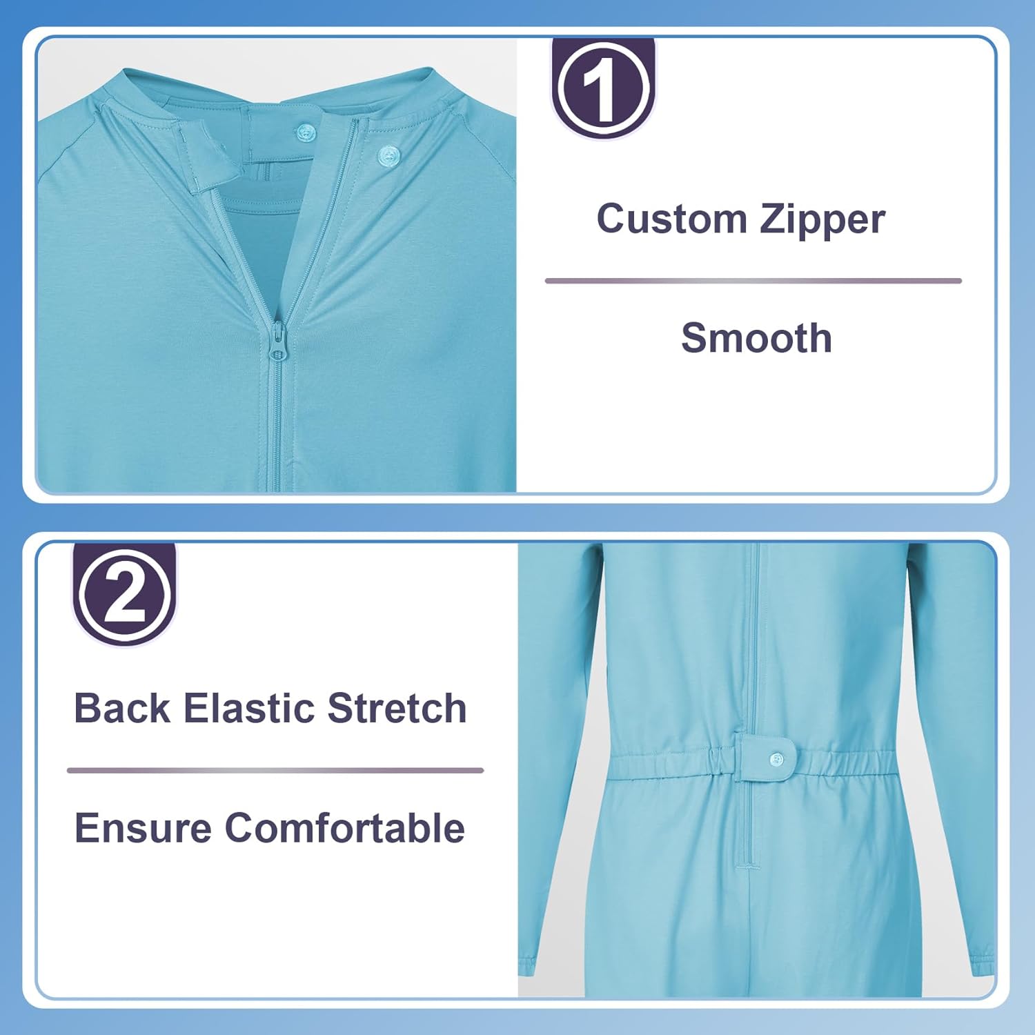 Adaptive Clothing for Women with Anti-Strip Design and Easy Back Access for Dementia Elderly and Special Needs - Image 4