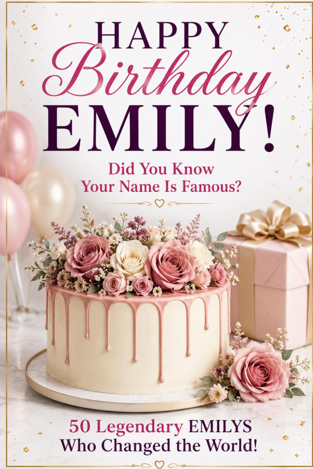 Happy Birthday, EMILY! Did You Know Your Name Is Famous?: 50 Legendary Emilys Who Changed the World