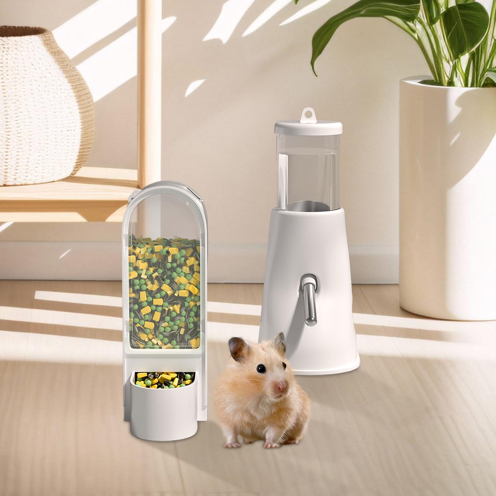 2PCS 450ML Animal Feeding Bottle with Clear Screw-on Nipple Nursing?Teat Feeder Detachable Goat Calf Bottle Feeding for Sheep Lambs Piglets Cow