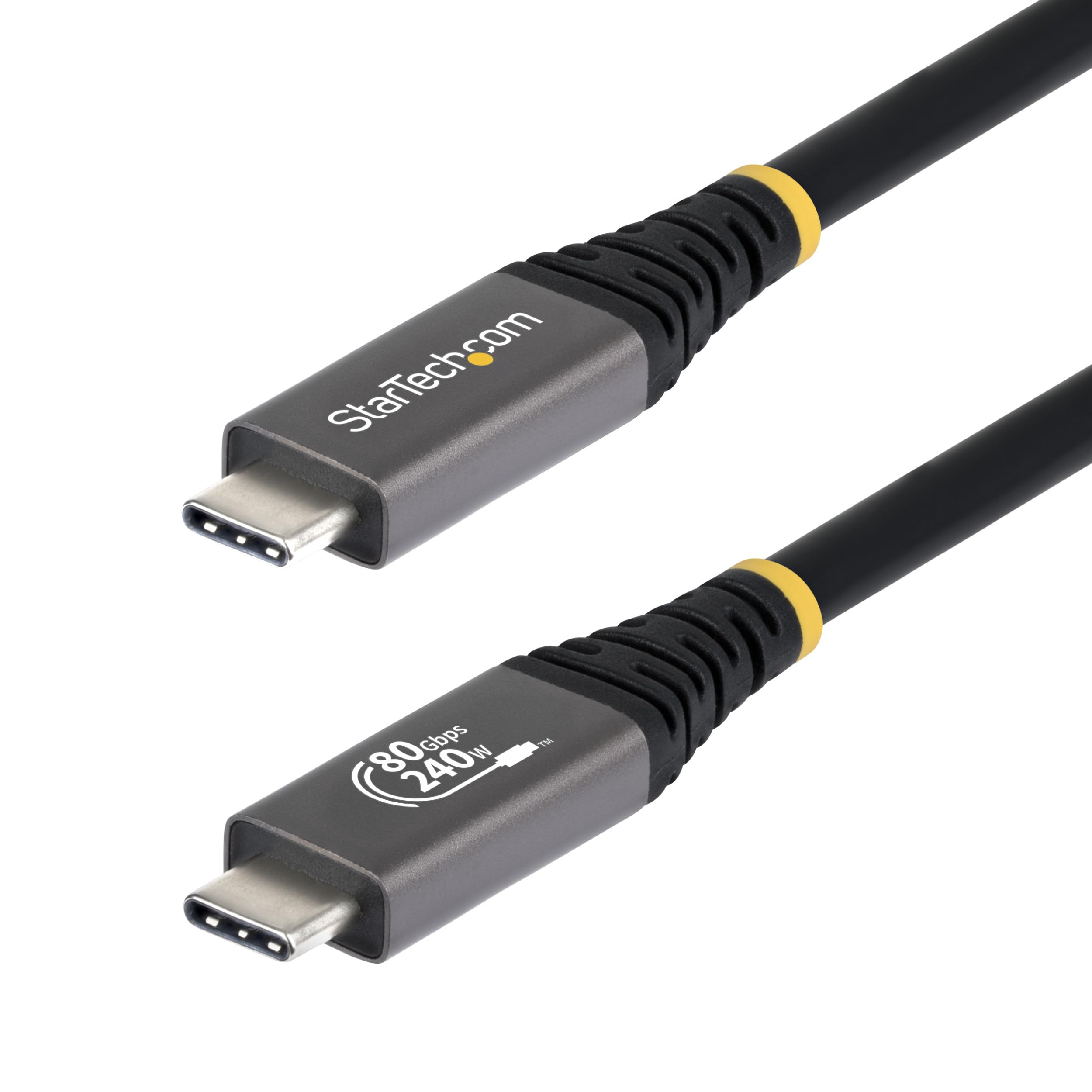 Startech  1.5M 5Ft Usb4 Cable 80Gbps Usb-If Certified Usb-C Cable 240W 8K 120Hz/