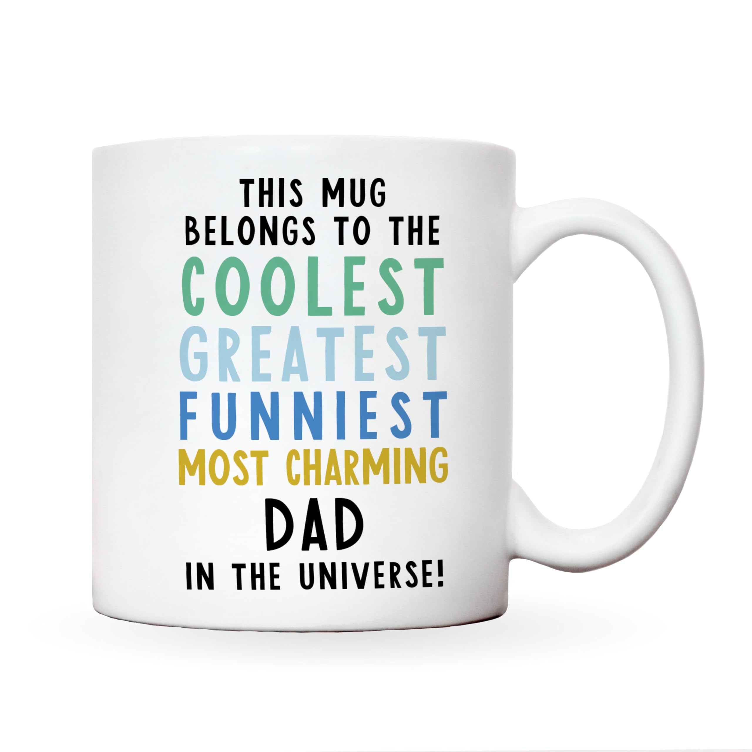 Manta Makes Dad gifts, mug for dad daddy stepdad for father's day gifts birthday gifts christmas gifts from son or daughter, gifts for dad birthday gifts, funny fathers day gift (Dad)