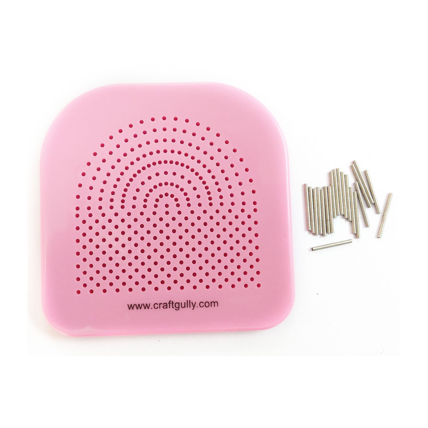 CraftGully Quilling Husking Grid Board, Create flowers and petals, 20