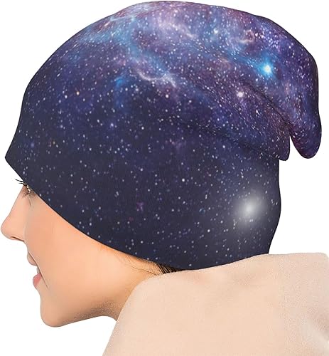 Miniatura 5 de Oupoiey Baggy Slouchy Beanie Hat Warm Skull Cap Adult Knitted Hat Chemo Cap for Women Men