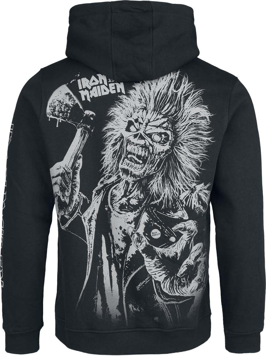 Iron Maiden Axe Eddie Männer Kapuzenpullover schwarz Band-Merch, Bands