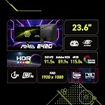 MSI MAG242C Curved Gaming Monitor, 1920 x1080(FHD), VA, 1ms, 180Hz, Freesync Premium, HDMi, DP Port, Tilt