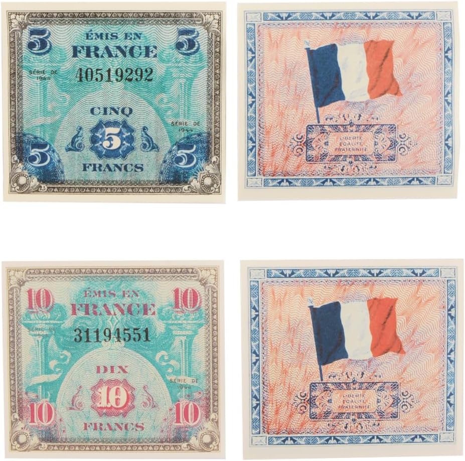 Authentic Replica WW2 Era US French Invasion Currency