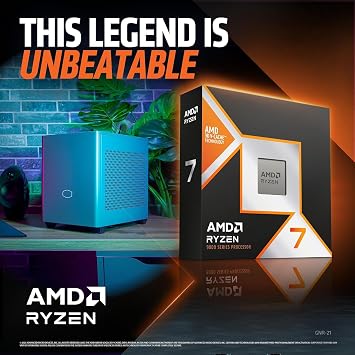 Cooler Master NR2 Pro Gaming PC AMD RYZEN 7 7800X3D, NVIDIA GeForce RTX 5070 12GB, 32GB DDR5 6000MHz, 2TB Gen4 M.2, Windows 11, V850 SFX Gold PSU, Compact Mini ITX Desktop PC