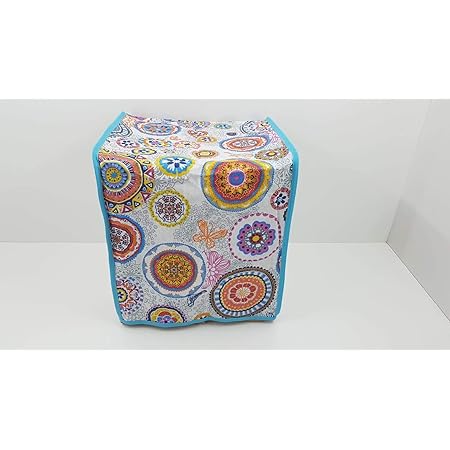 Custodia Protettiva Per Bimby TM5 E TM31 - Tessuto Antimacchia, Design Mandala Grigi, Made In Spain - Foto 7