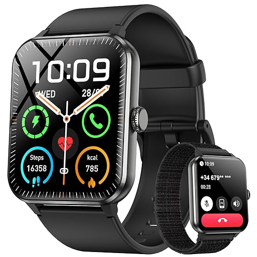 Blackview Smartwatch with Calls and Health Tracking