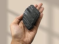Vista 18 de Amazing Gemstone Black Tourmaline Crystals Rough Stone in Bulk, 1/2lb Large Pieces Turmalina Negra Piedra Originales, Large Black Tourmaline Crystal