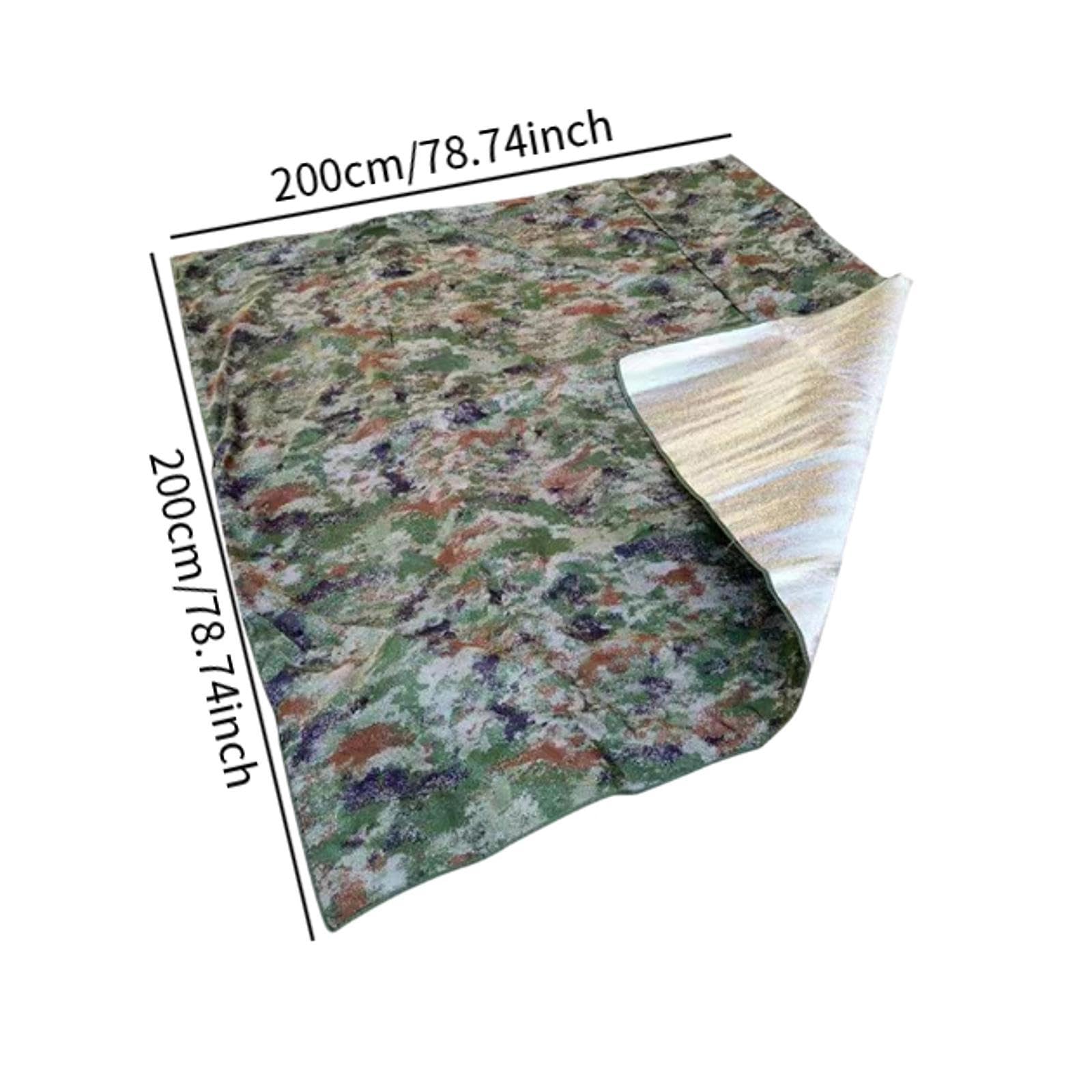 Coperta di Emergenza per Uso Esterno, Coperta Da Picnic, Tappetino Da Campeggio, per Pescatori, Festival, 2x2m