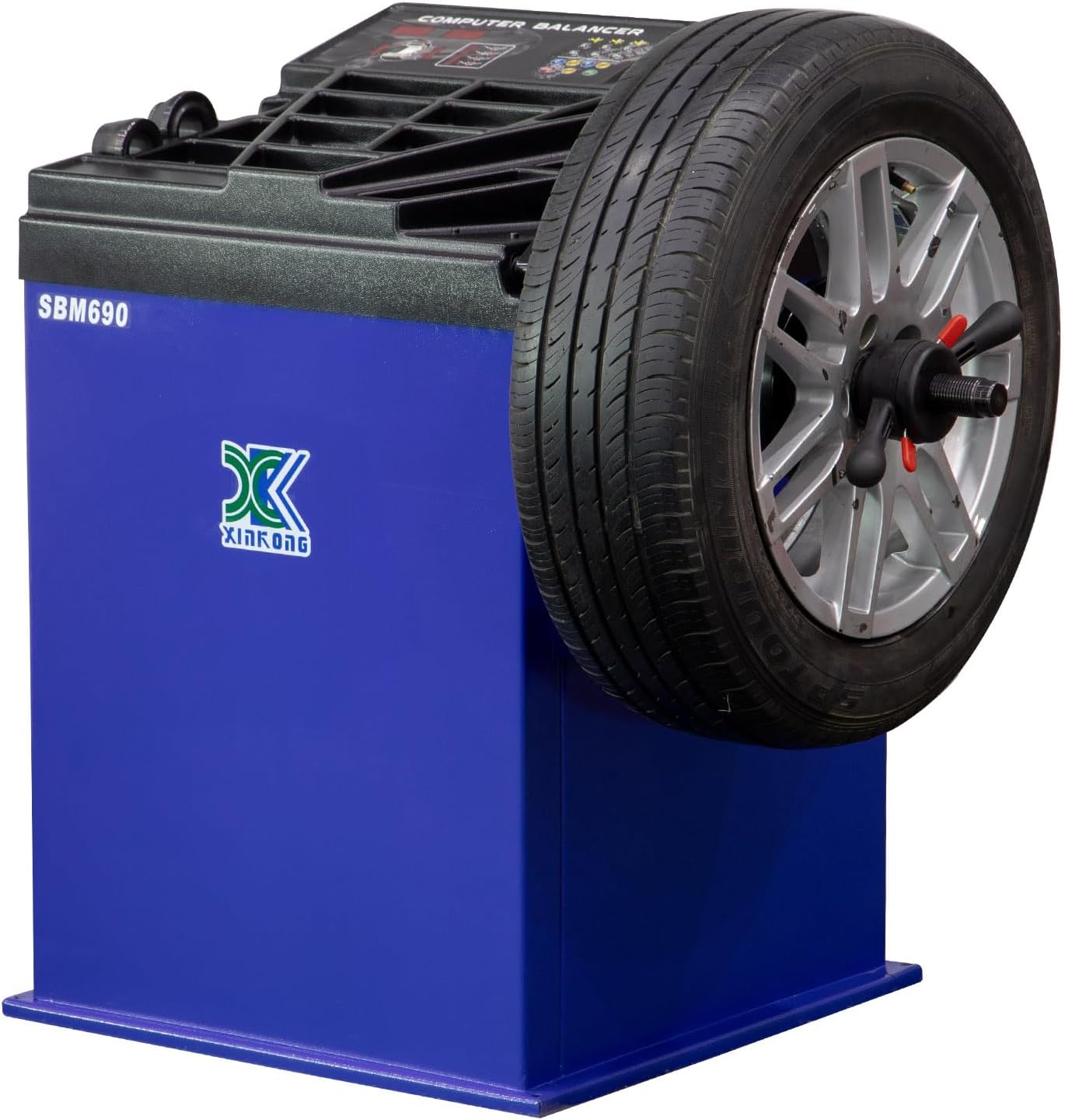 XK-SBM 690 Wheel Balancer Tire Balancers Machine Rim Car Heavy Duty with 12 Month Parts Replacement