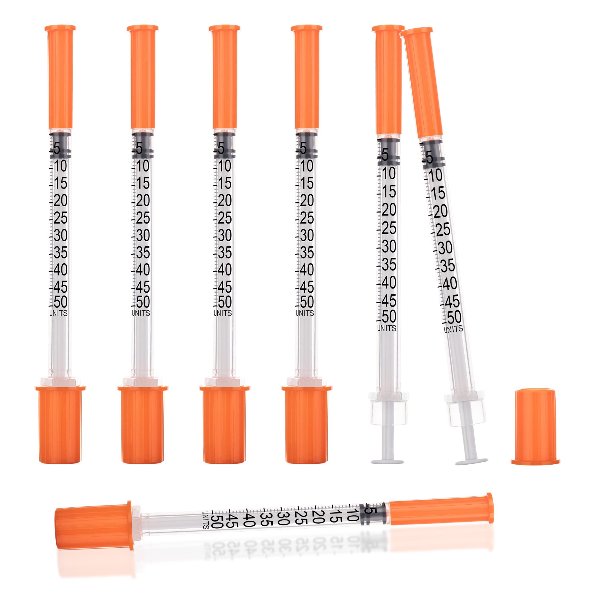 U-100 1ml 30 Gauge 5/16"(8mm) Syringe, 20 Packs 1cc Syringes — Amazon image 9