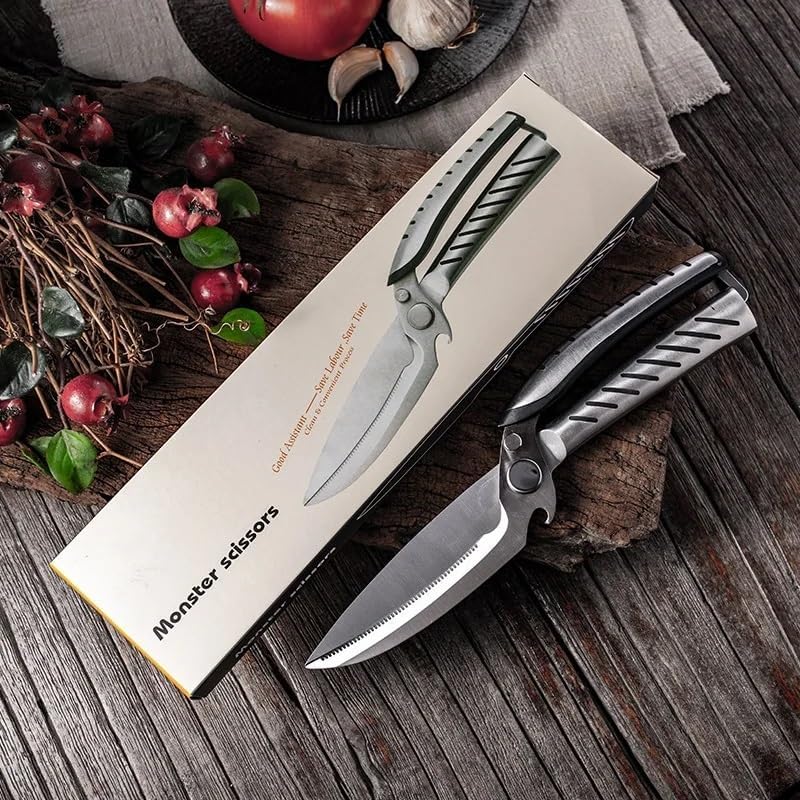 Kitchen Scissors Multifunctional Knives Detachable Stainless Steel Shears Cooking Chicken Bones Strong Knife
