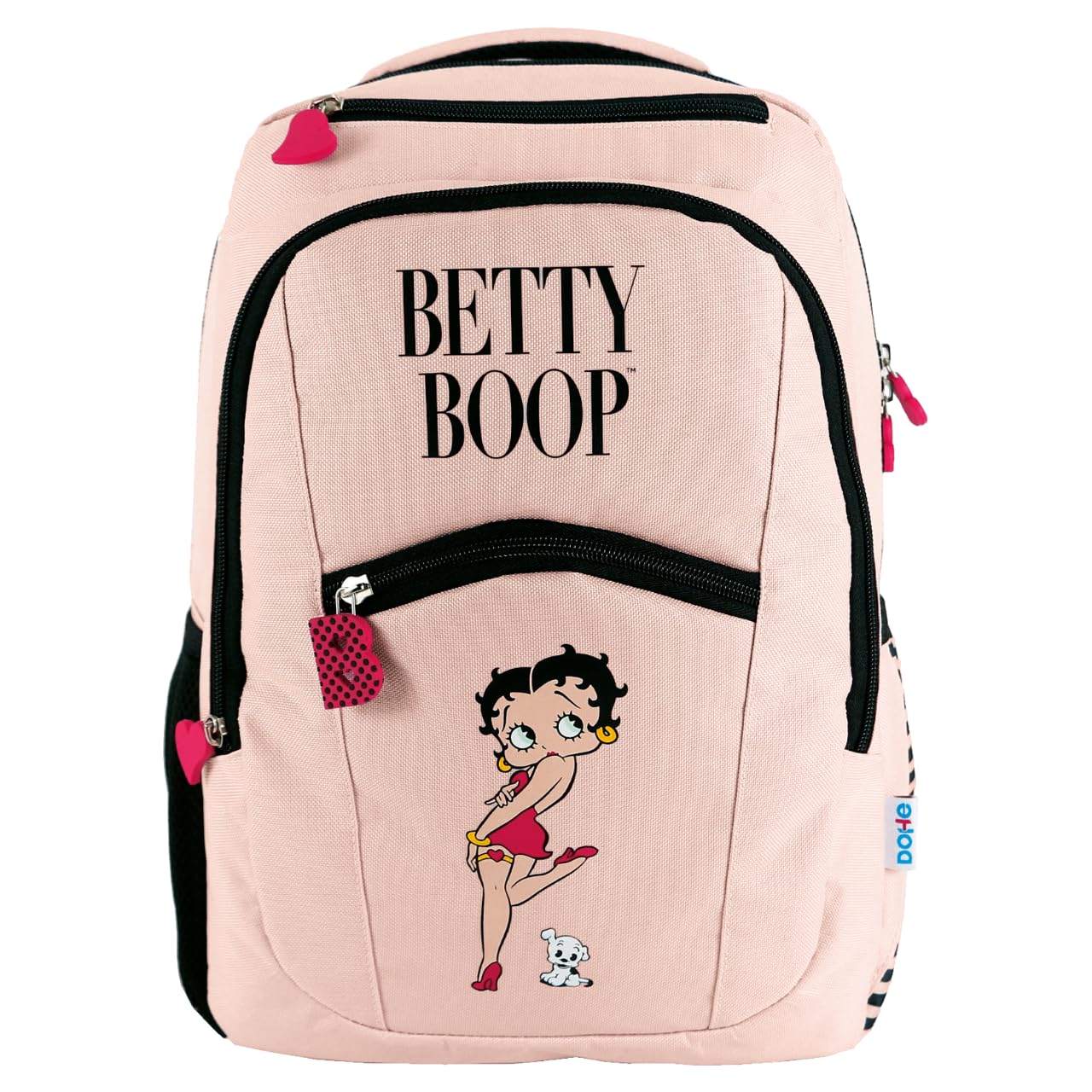 DOHE Unisex Kid's Betty Boop School Backpack, Pink, 28,5x40x12,5 cm