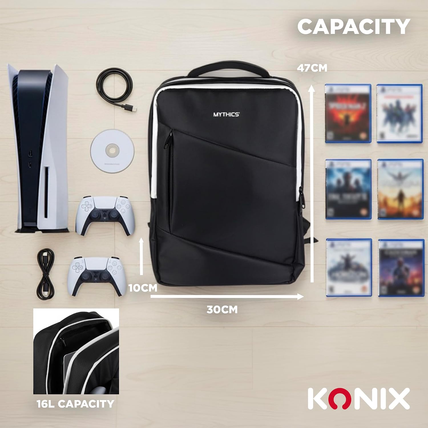 Konix KX My PS5 Titan Backpack