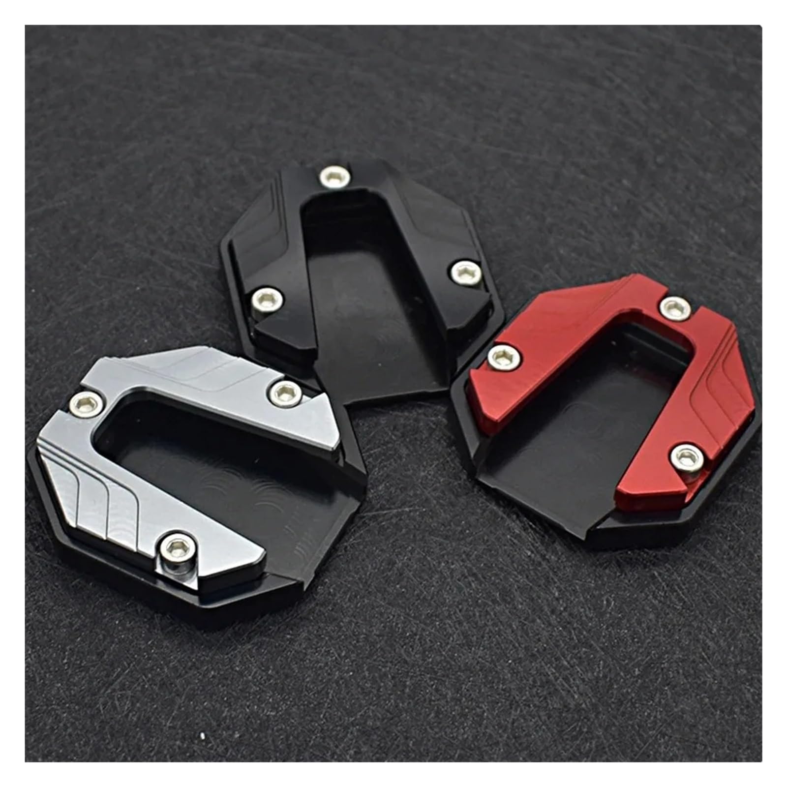 Piastra cavalletto moto Lega di alluminio (3 pezzi)