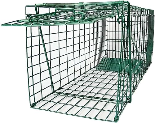 Trampa plegable para animales vivos, kit de trampa para animales vivos sin matar, para conejos de liberación de capturas, gatos callejeros,