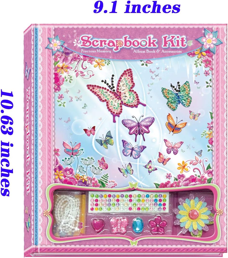 DUDUBUY Scrapbook Craft Kit Rainbow Unicorn Design Picture Frames DIY Stickers Set for Grils Gift (Rainbow Unicorn) : Toys & Games