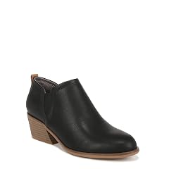 Dr Scholls Shoes Womens Laurel Ankle Bootie Boot Black Smooth 6 5