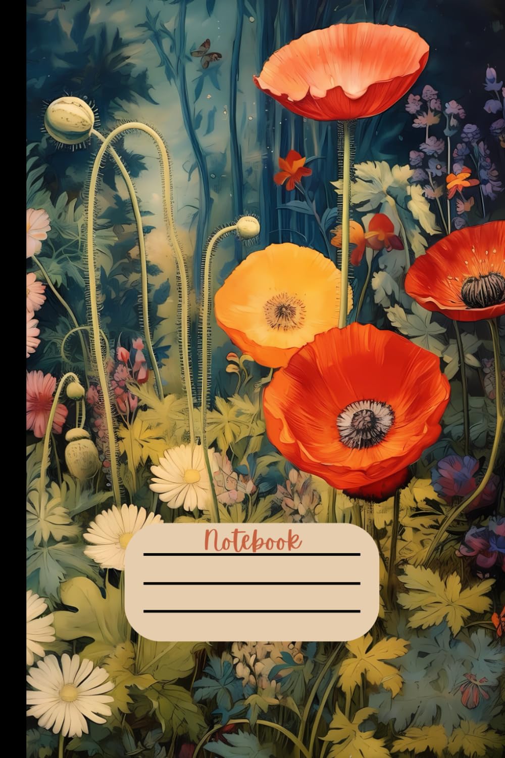 Notebook: Vintage Style Lined Notebook