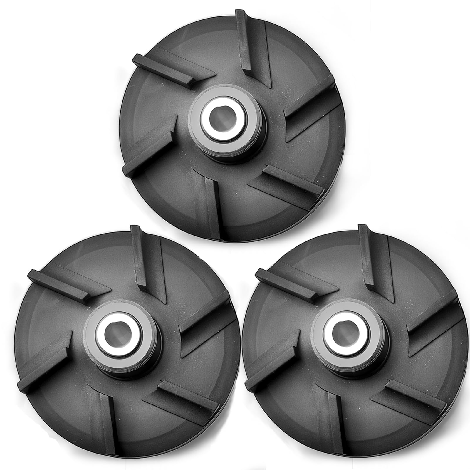 Standard Magnetic Impeller 3587 & 3220 Mcx Standard Bearing Housing, Compatible with Grindmaster Crathco Beverage Dispensers (3 Pack)