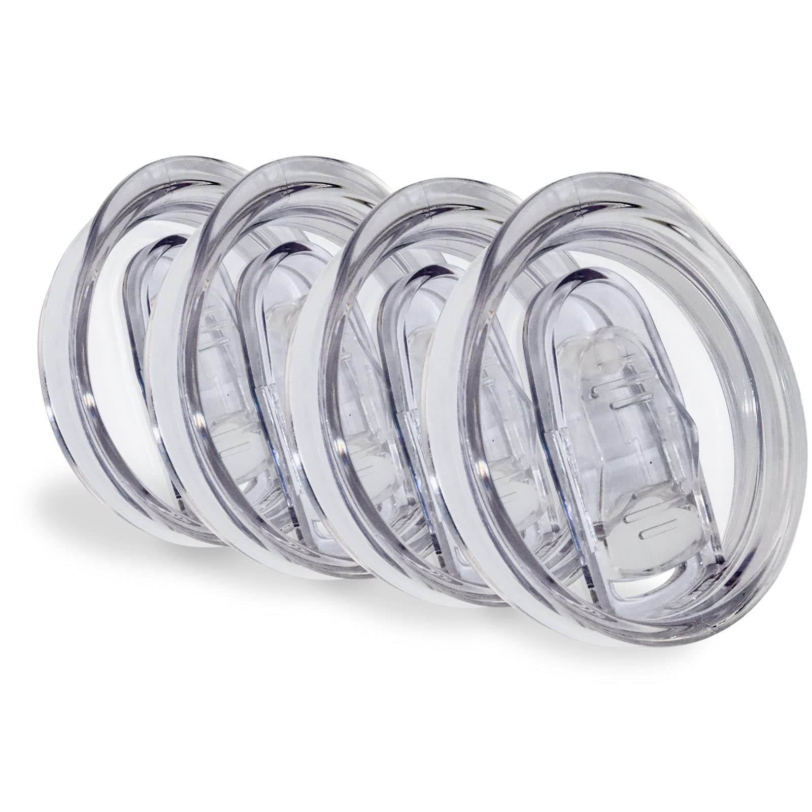 4 Pack 12oz Wine Tumbler Replacement Lids,Spill Proof Covers