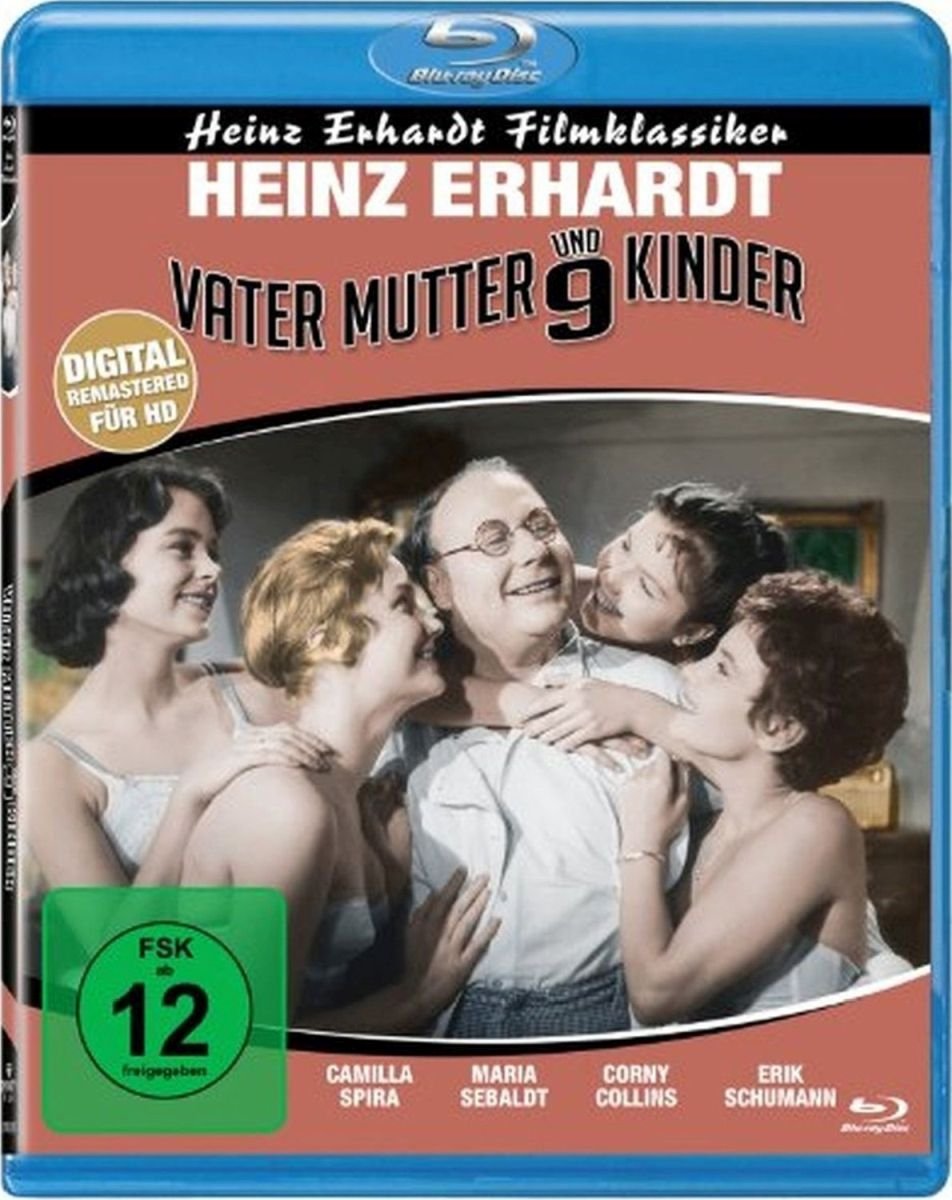 VATER, MUTTER UND NEUN KI - MO [Blu-ray] [1958]