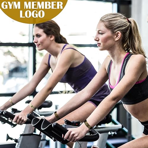 Miniatura 4 de Epakh 1200 pulseras VIP de papel, ligeras, para eventos, fiestas, brazaletes impermeables de colores para conciertos de niñas y niños (plata, oro,