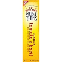 Vista 11 de Wheat Thins Sundried Tomato & Basil Snacks, Whole Grain Wheat Crackers, Snack Crackers, 8.5 oz