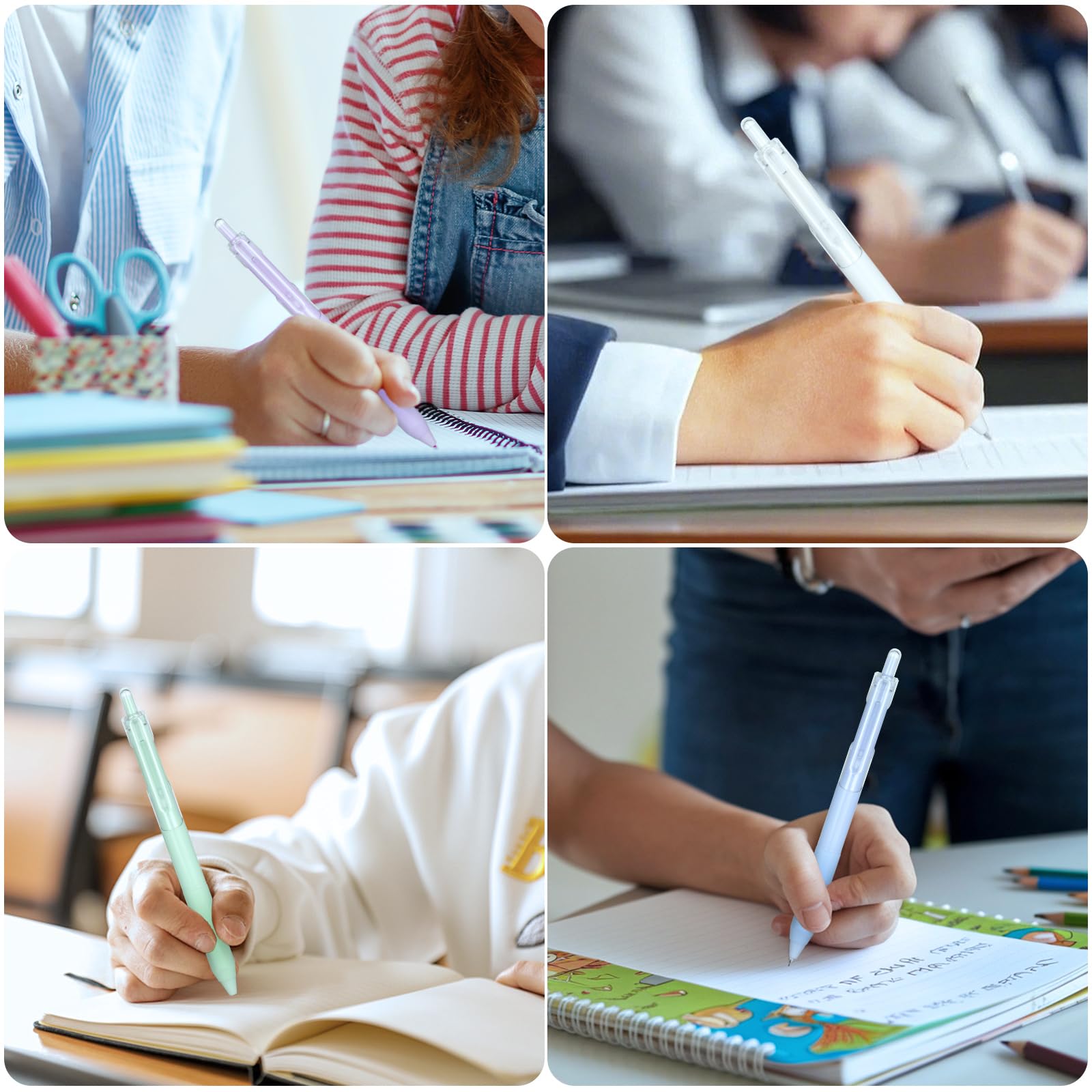 Bolígrafos Roller Con Tinta De Gel, Tinta Negra, 0,5 Mm, Escritura Suave | Walmart En Línea