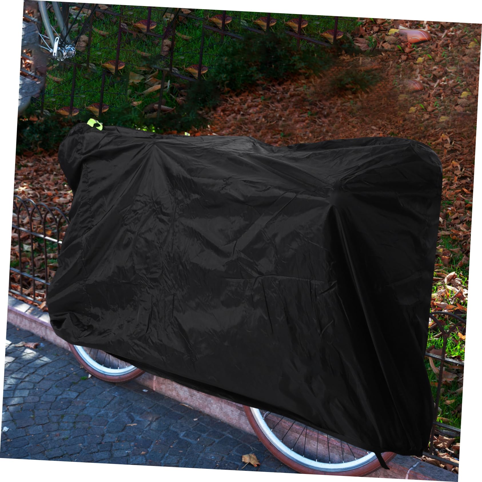 Hemobllo cubierta de bicicleta cubierta de patinete eléctrico funda impermeable para bicicleta eléctrica cubierta protectora de bicicleta tela oxford Black