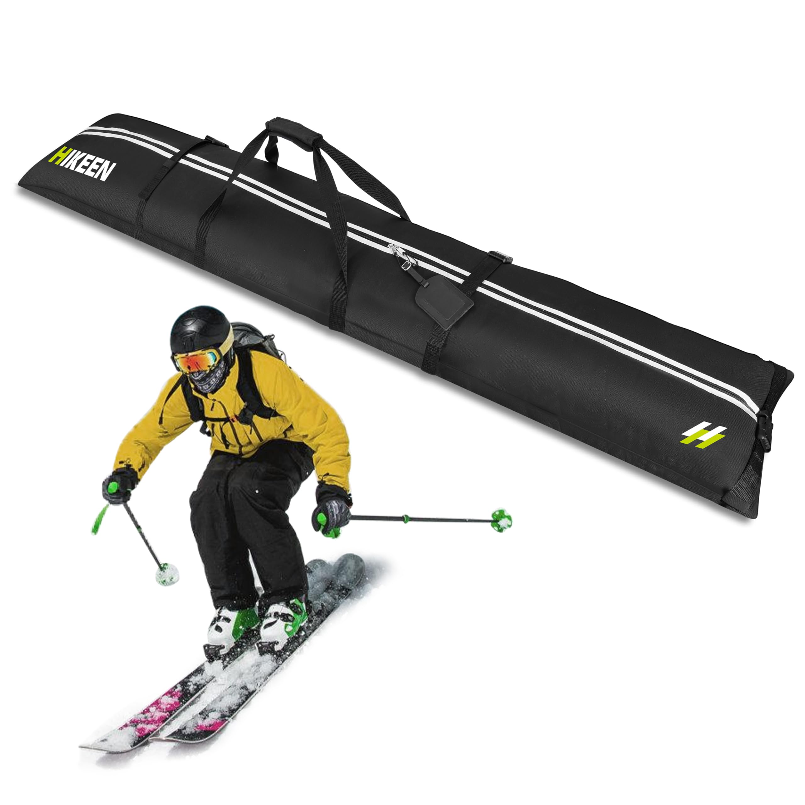 Amazon.co.jp: Hikeen スキーバッグ スキー荷物バッグ 用品ボックス
